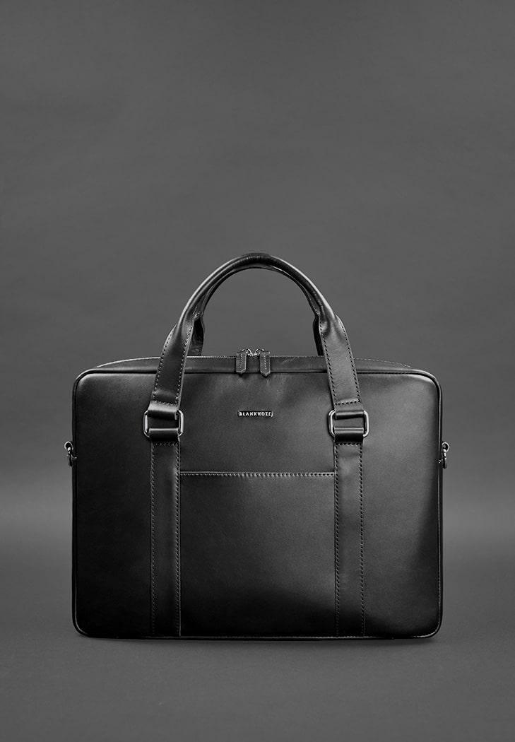 Сумка кожаная для ноутбука и для документов Черный (A-026687) - фото 10 Сумка кожаная для ноутбука и для документов Черный (A-026687) - фото 10