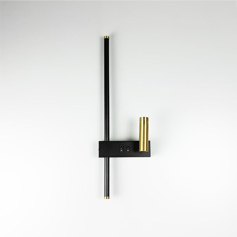 Бра линейный Vogue со спотом левая Line.F WB 10/2 L BK (2996_6172) Бра линейный Vogue со спотом левая Line.F WB 10/2 L BK (2996_6172)