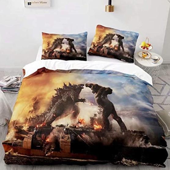 Комплект постельного белья с 3D рисунком Godzilla #21