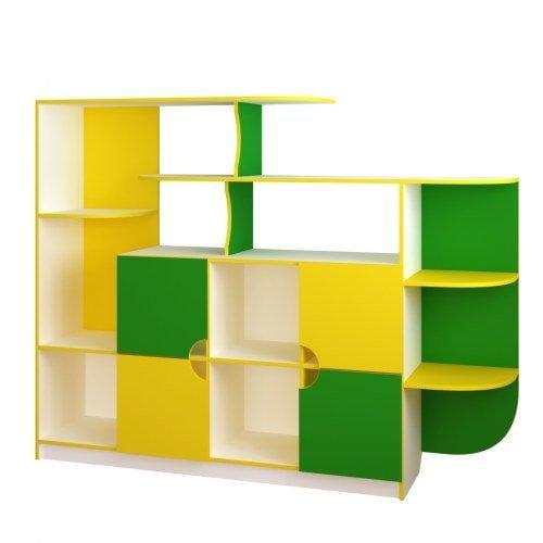 Детская стенка для игрушек Карапуз Yellow/Green