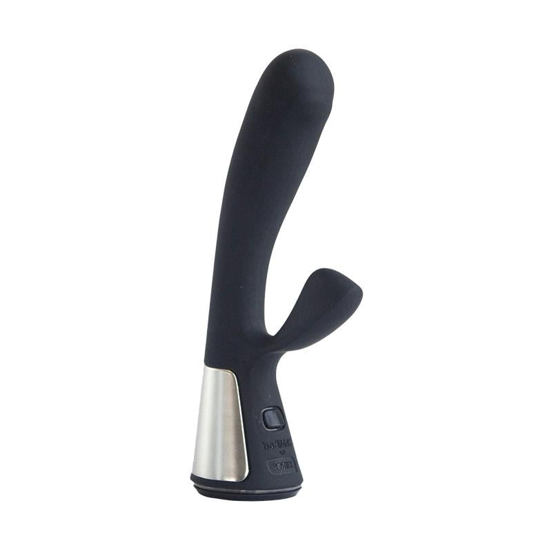 Вибратор-rabbit интерактивный OhMiBod Fuse for Kiiroo 18 см Черный (34697)