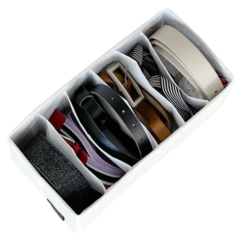 Органайзер для чоловічої білизни та аксесуарів на 6 комірок 30х15х10 см Білий (Wh-nsk) - фото 1 Органайзер для чоловічої білизни та аксесуарів на 6 комірок 30х15х10 см Білий (Wh-nsk) - фото 1