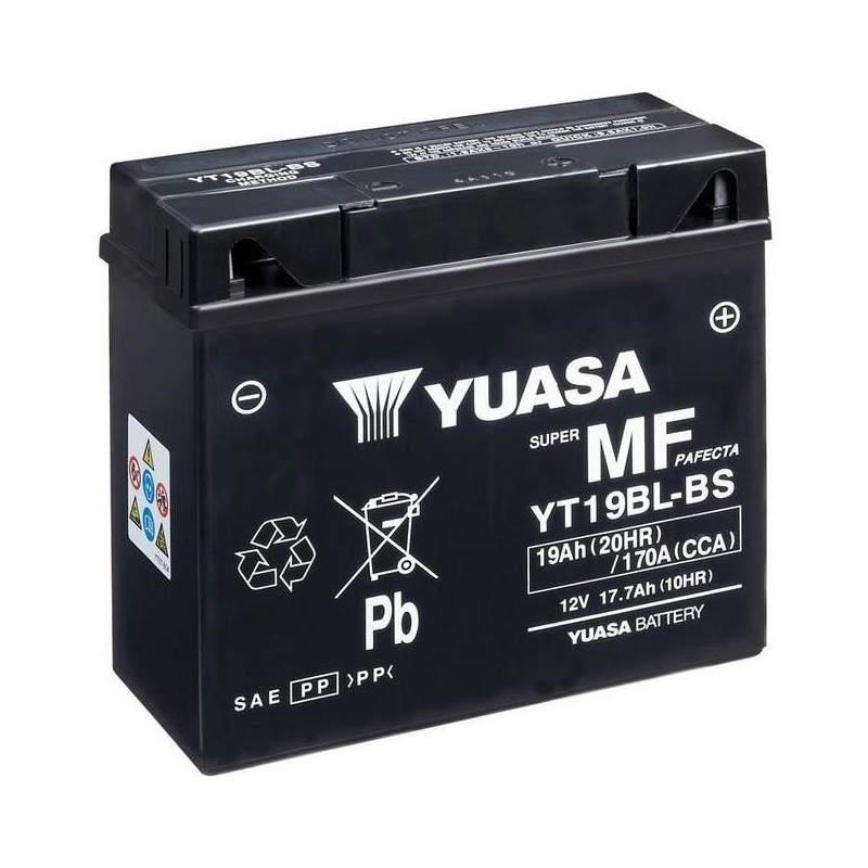 Аккумулятор YuasaBatteryEuropeGmb МОТО MF VRLA Battery YT19BL-BS сухозаряженный 12V 19Ah