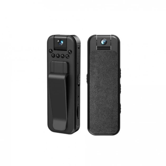 Боді-камера нагрудна L7 для відеоспостереження з поворотним об'єктивом та кріпленням на одяг (9528) - фото 6