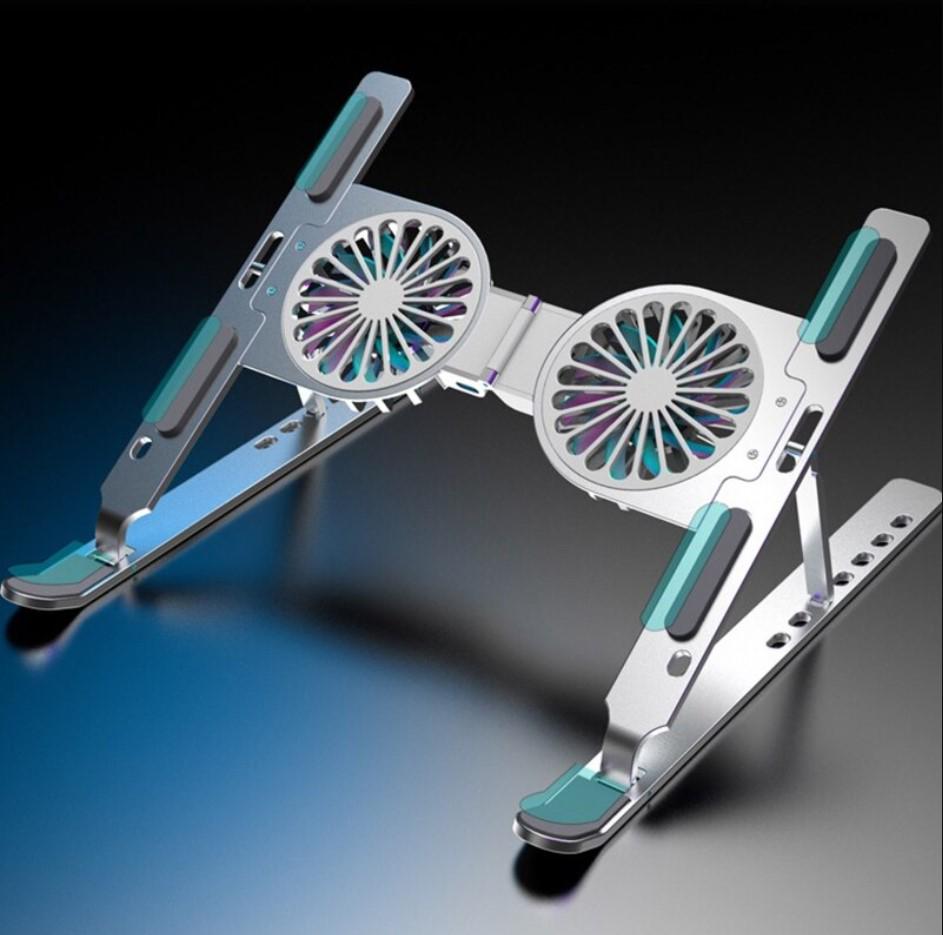 Подставка для ноутбука GreatRoc Aluminium с активным охлаждением 10-17" (GR-1) - фото 3 Подставка для ноутбука GreatRoc Aluminium с активным охлаждением 10-17" (GR-1) - фото 3