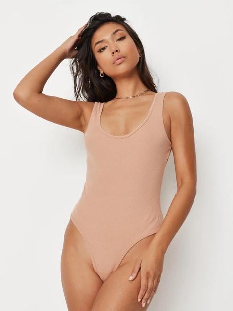 Боди Missguided р. 38 Бежевый (TJF28314)