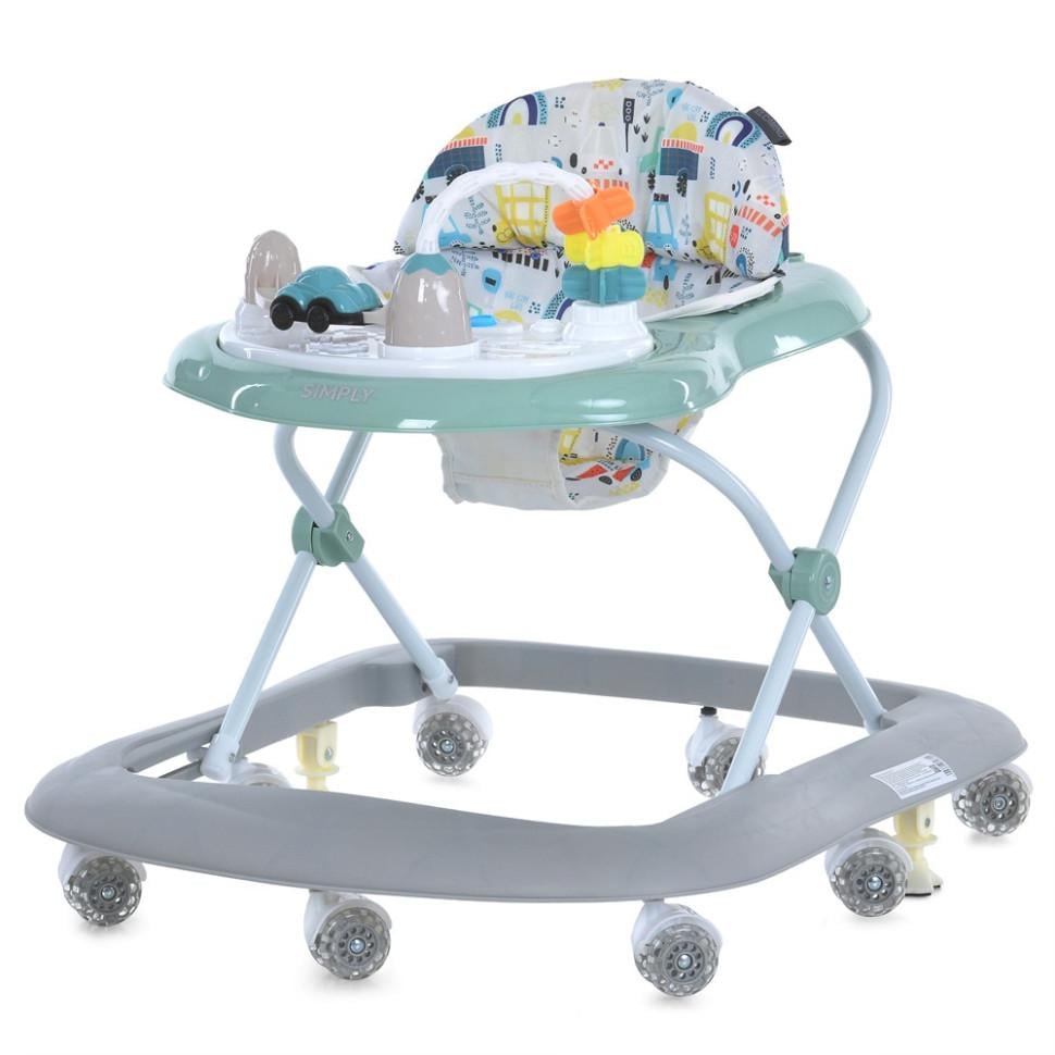 Ходунки El Camino до 15 кг материал комбинированный музыкальные 64x60x54 см Зеленый (KH-156-H-39)