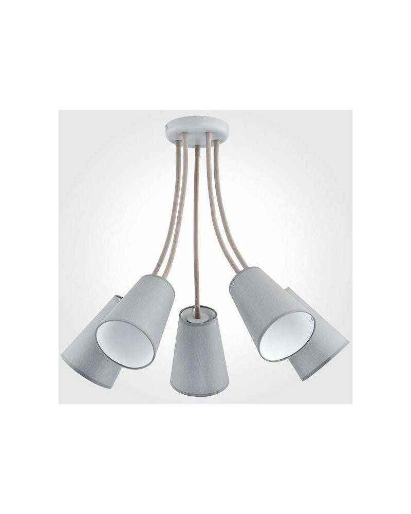 Люстра пристільна TK Lighting 2101 Wire Gray (11516584)