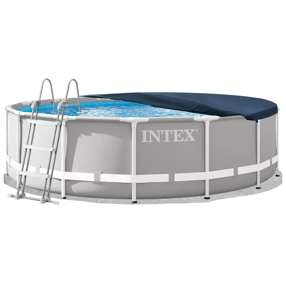 Бассейн каркасный круглый Intex 26720-4 Prism Frame с подстилкой/лестницей/тентом 427х107 см Серый (147-9-26720-4) Бассейн каркасный круглый Intex 26720-4 Prism Frame с подстилкой/лестницей/тентом 427х107 см Серый (147-9-26720-4)