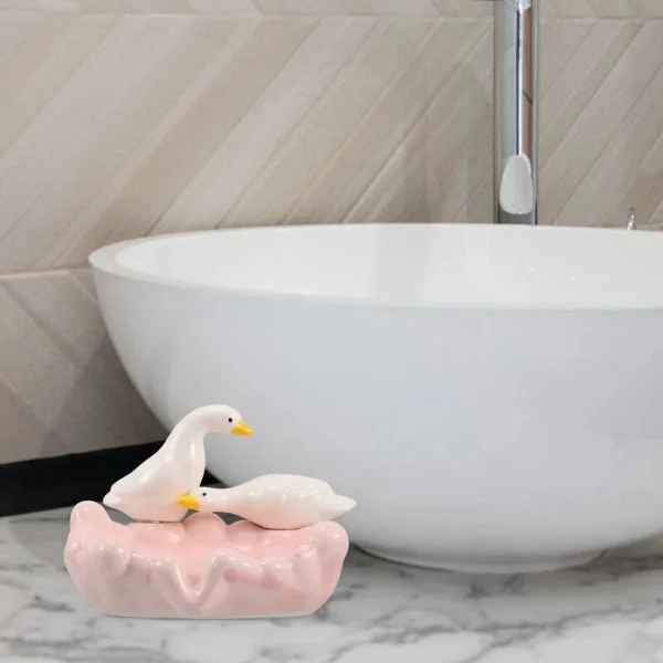 Мыльница с двумя Q00586 Гусаками 15,3х11,5х12 см - фото 9 Мыльница с двумя Q00586 Гусаками 15,3х11,5х12 см - фото 9