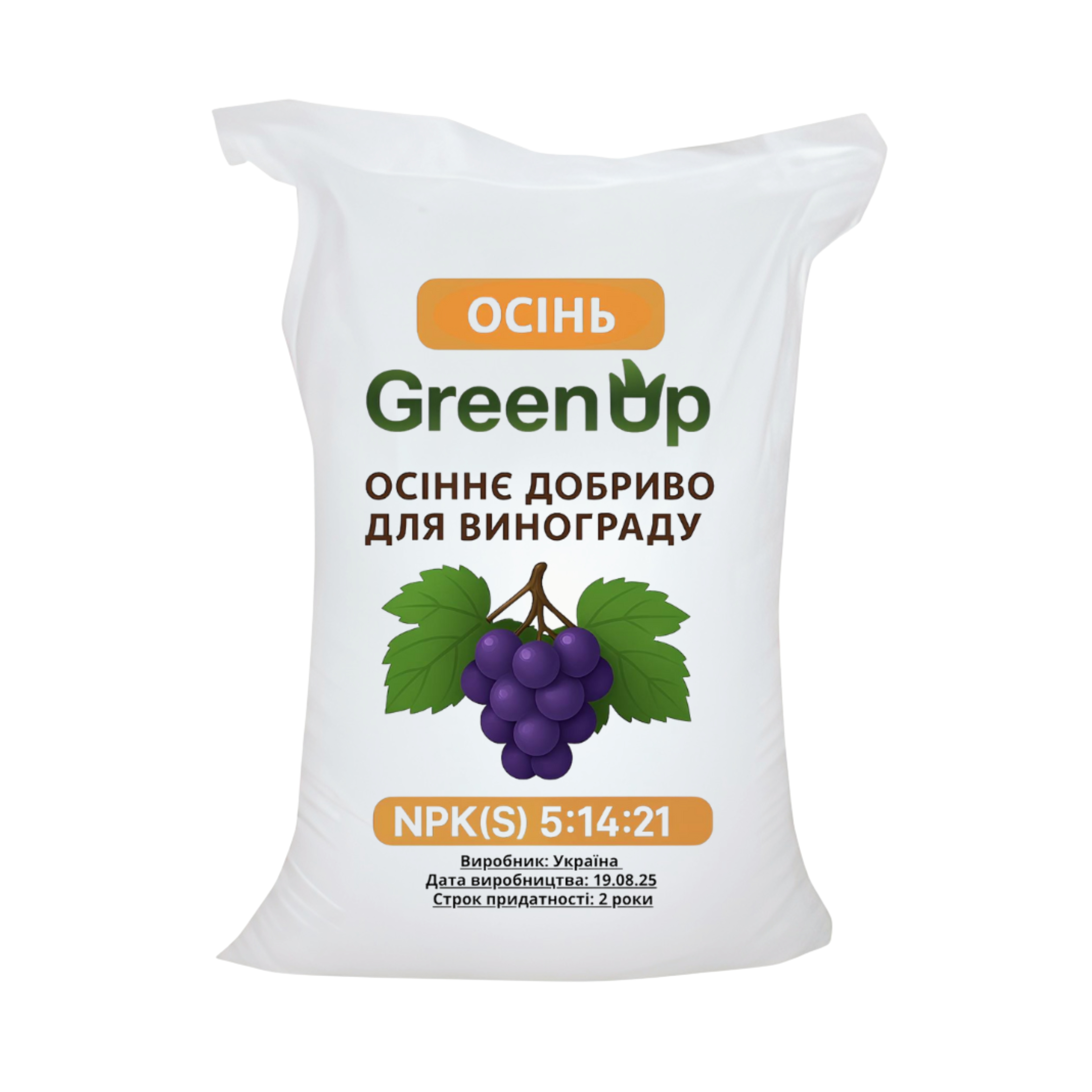 Удобрение для винограда Green Up осень 6 кг (34776413)