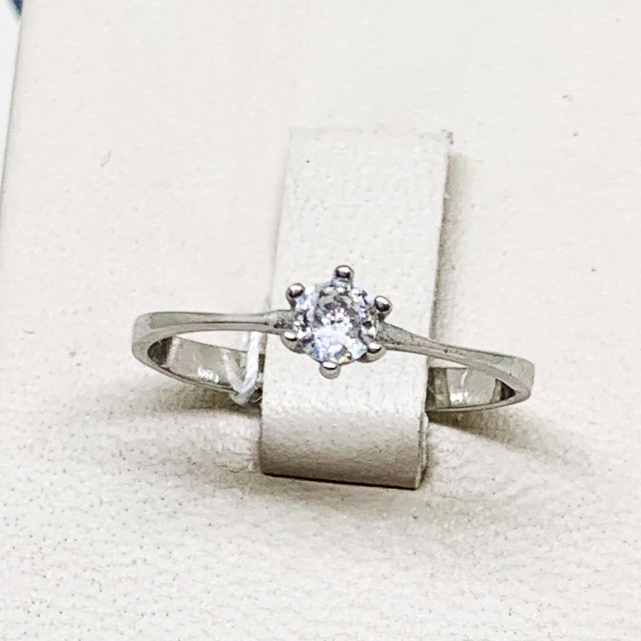 Кольцо серебряное с кубическим цирконием р. 17,5 1,07 г (1715828524)