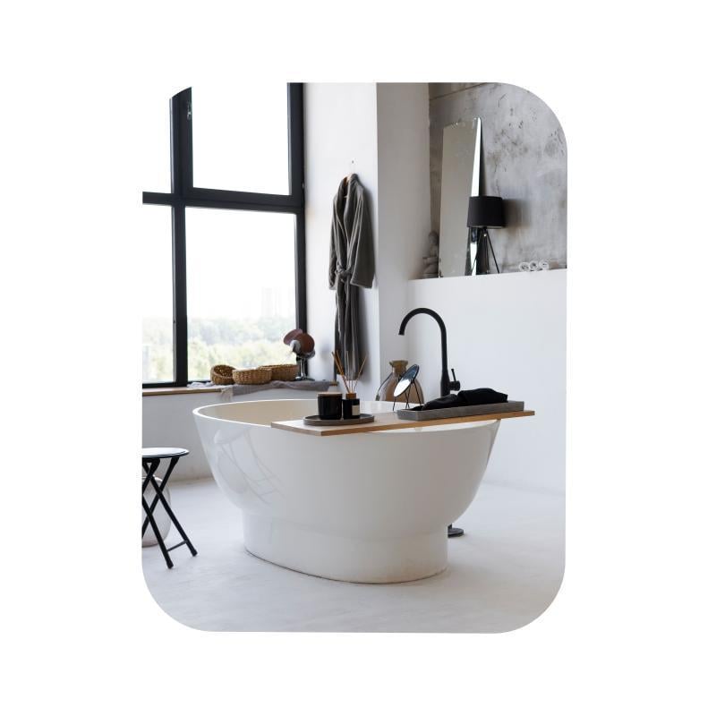 Зеркало Lidz Nicole LD78NI7090 настенное прямоугольное с закругленными углами 700х900 мм (2622386065)