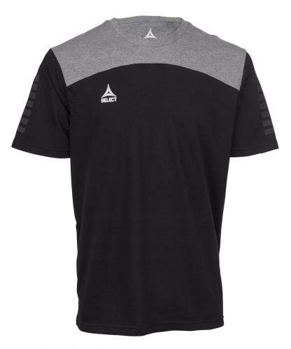 Футболка Select Oxford t-shirt 3XL Черно-серый (625750-722)