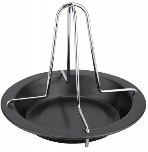 Форма-роустер Kamille для запекания курицы из углеродистой стали 21x2,5 см (6064)