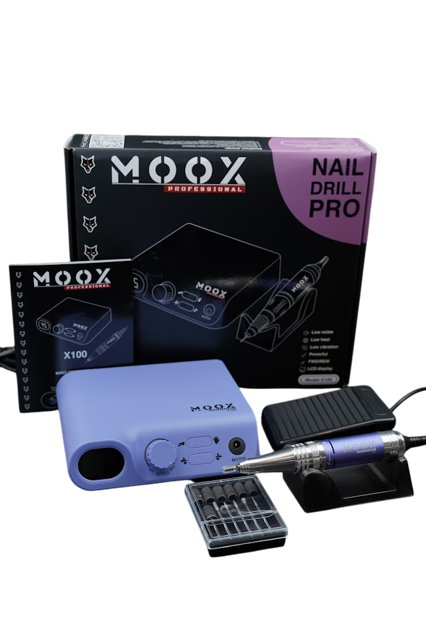 Фрезер профессиональный Мокс X100 на 70 Вт 45000 об/мин для маникюра и педикюра Purple Фрезер профессиональный Мокс X100 на 70 Вт 45000 об/мин для маникюра и педикюра Purple