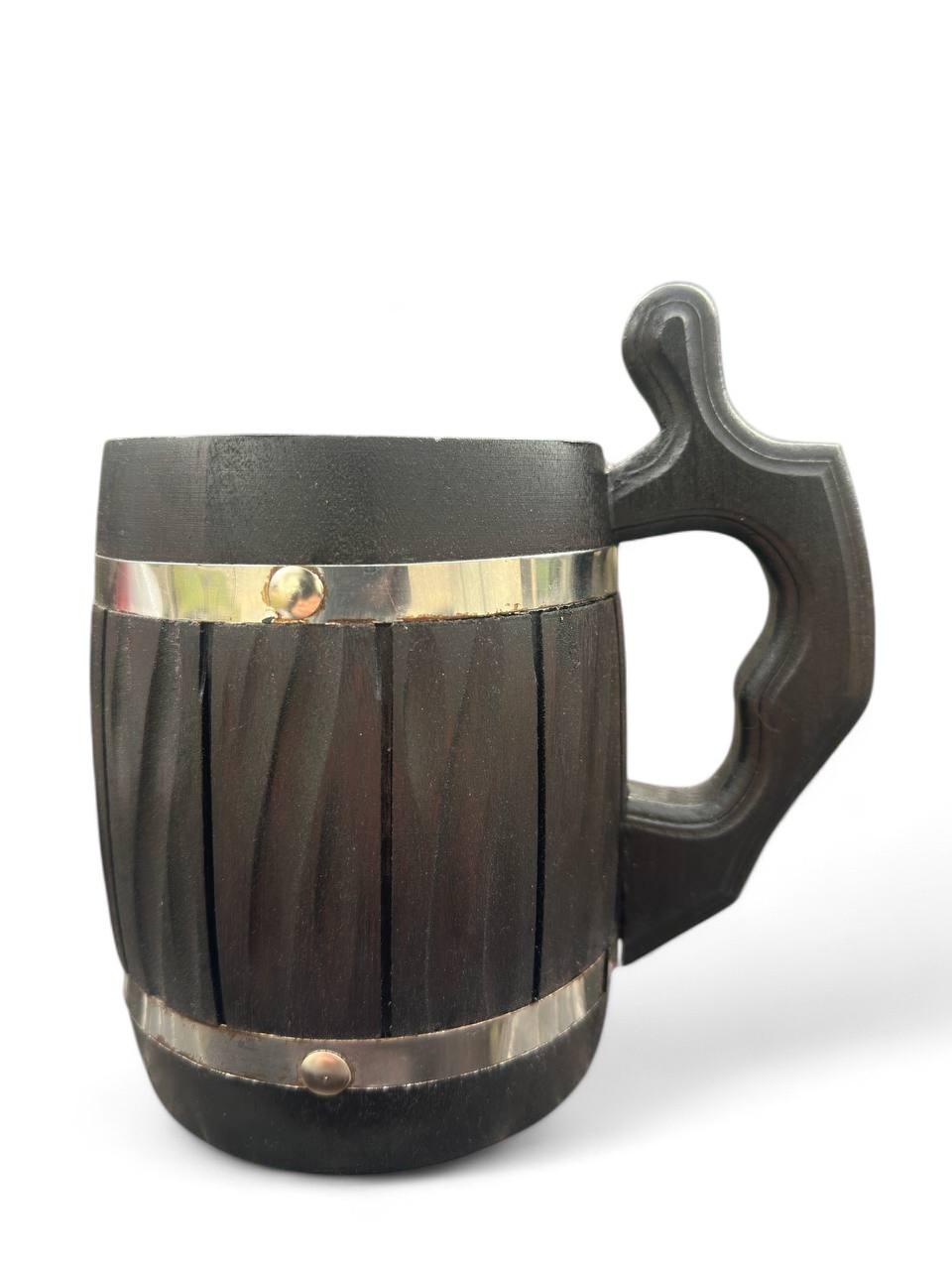 Пивная кружка Дуб с металлом 0,5 л (2473124096)