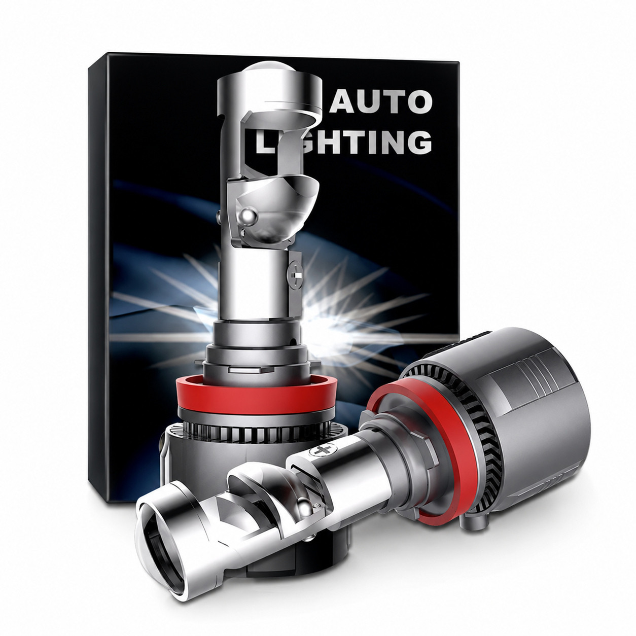 Автомобільні LED лампи H11 з міні-лінзою 90 Вт 6500K 12-24 В (S72TE)