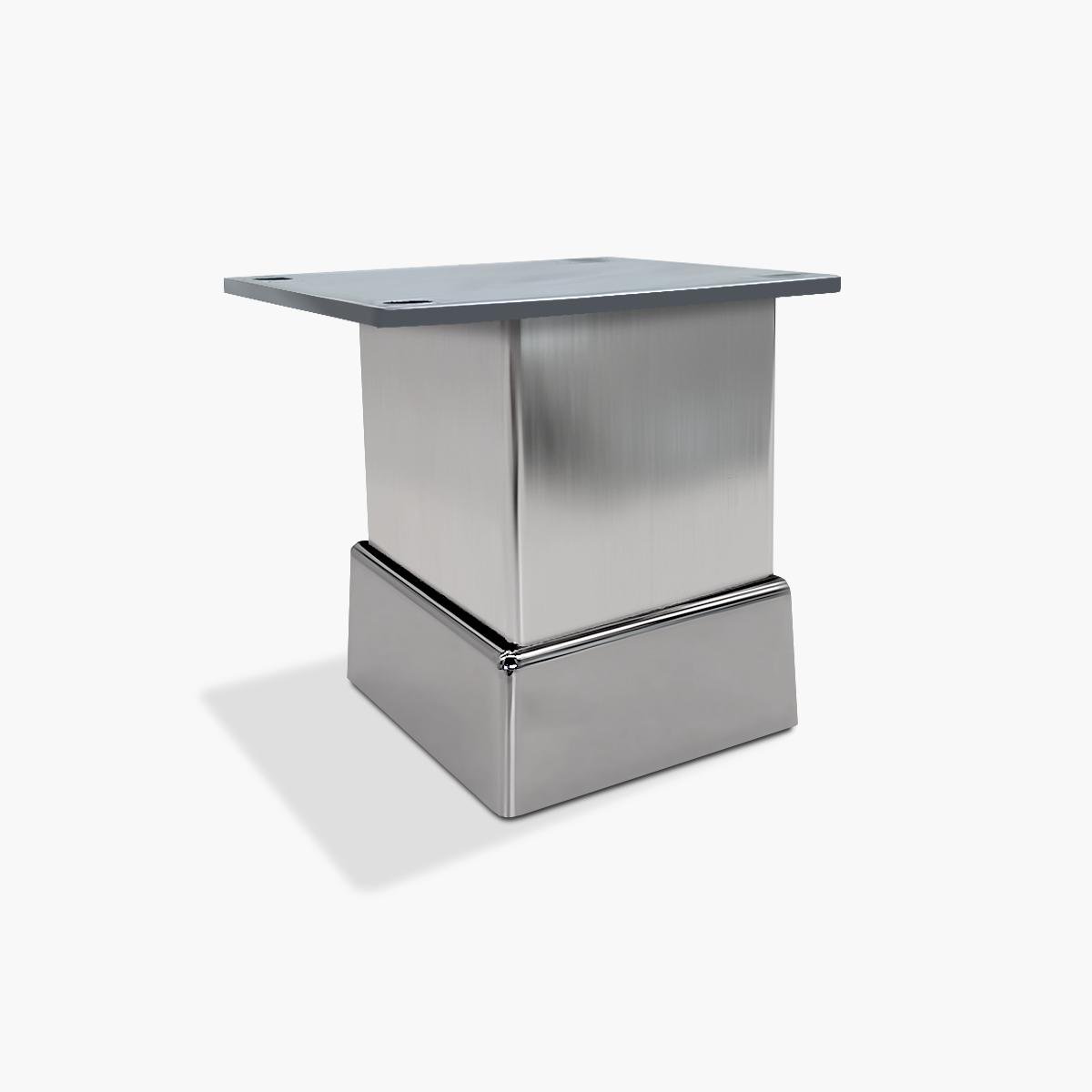 Ножка мебельная Bravo Tower 40х40х50 мм Хром - фото 1 Ножка мебельная Bravo Tower 40х40х50 мм Хром - фото 1