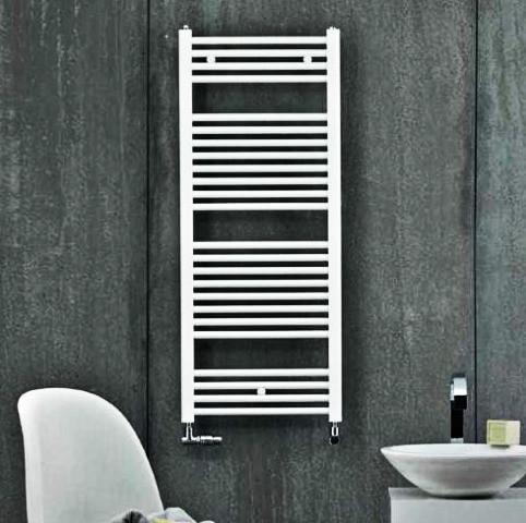 Полотенцесушитель дизайнерский Zehnder Aura 1469х550 мм Белый