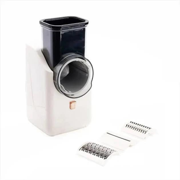 Овощерезка электрическая Vegetable cutter 3в1 50 Вт Белый (28583139) - фото 9