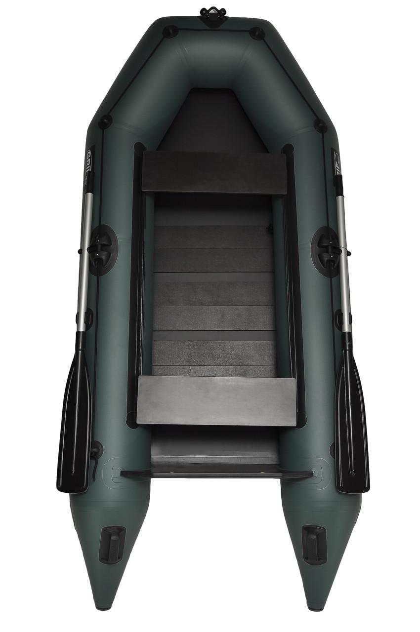 Лодка надувная двухместная Grif boat GM-270 пвх под мотор