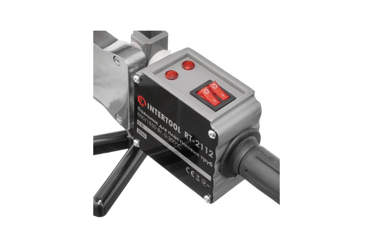 Паяльник для пластикових труб Intertool 850/1850 Вт 20-63 мм - фото 6 Паяльник для пластикових труб Intertool 850/1850 Вт 20-63 мм - фото 6