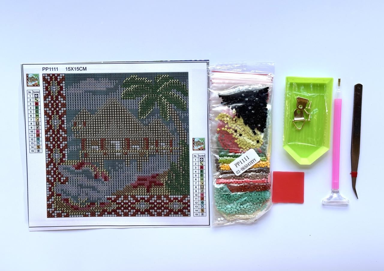Набор алмазной мозаики ColorArt Морской пейзаж PP1111 15х15 см
