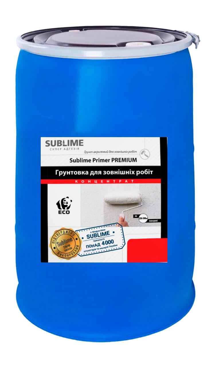 Ґрунтовка універсальна Sublime Primer Premium 1:50 глибокопроникна з антисептиком 200 л (23919376)