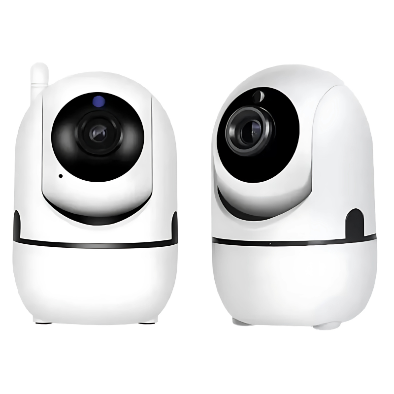 Камера відеоспостереження IP Wifi FullHD з автотрекінгом і датчиком руху/нічним баченням 360° Білий (3853447068) - фото 3