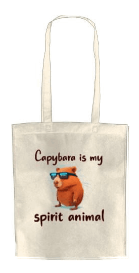 ЭКО-сумка для шопинга Capybara is my spirit animal (4136226049)