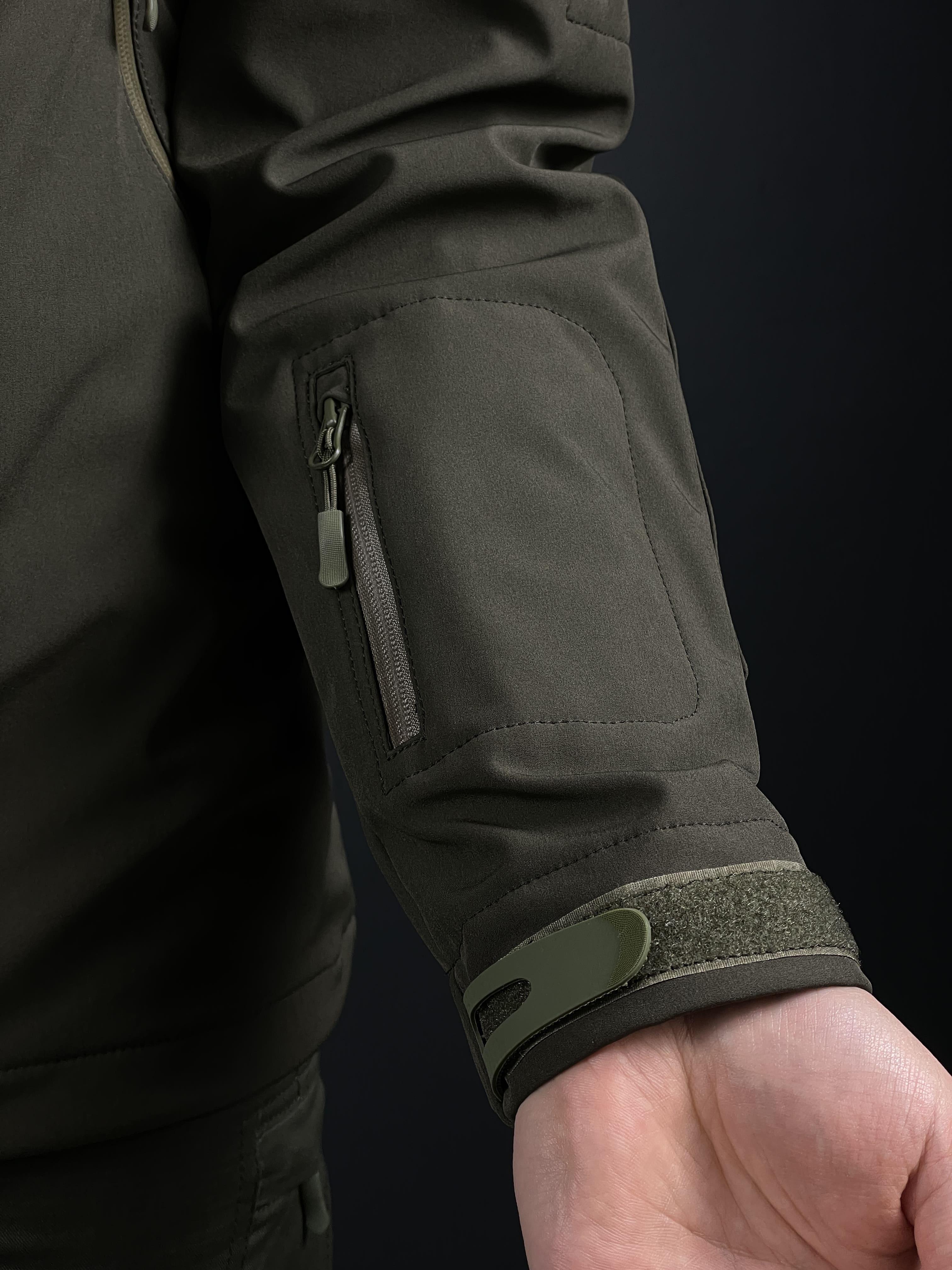Куртка военная COOPERR Soft Shell II L Олива (KUR-1.3.L) - фото 10