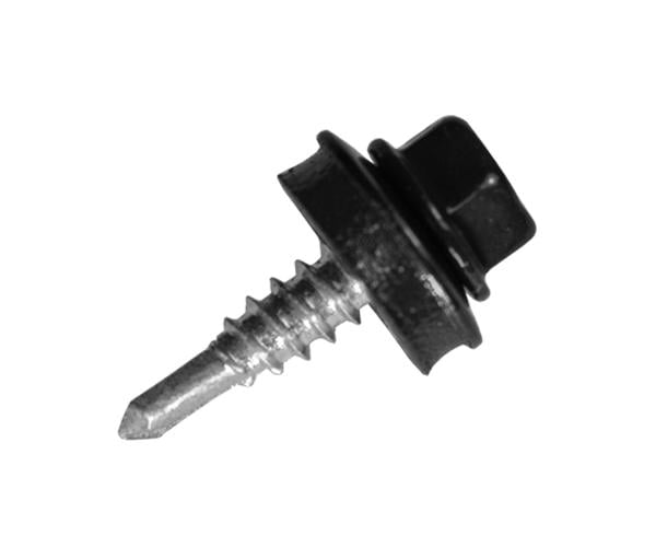 Саморез кровельный по металлу с шайбой EPDM MAXPRO 4,8х19 мм 250 шт. RAL-9005 (SDSM-48199005) - фото 1 Саморез кровельный по металлу с шайбой EPDM MAXPRO 4,8х19 мм 250 шт. RAL-9005 (SDSM-48199005) - фото 1