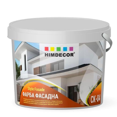 Краска фасадная HIMDECOR STYLE FASAD 3,7 кг (2688155924)