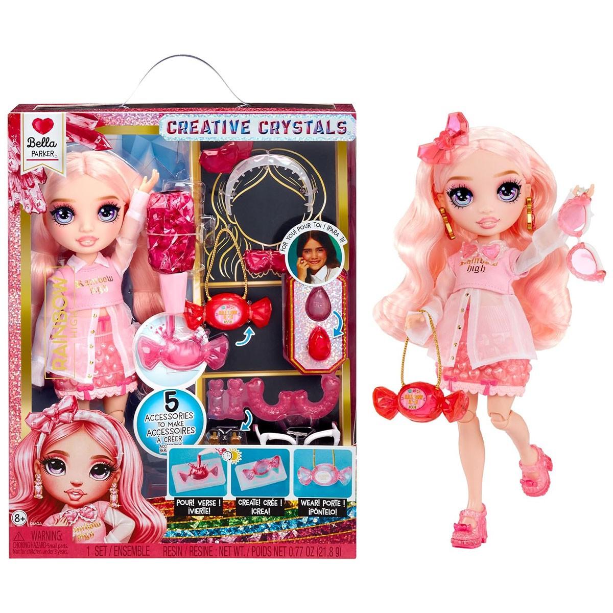 Ігровий набір з лялькою Rainbow High Creative Crystals Белла (26434017) - фото 5