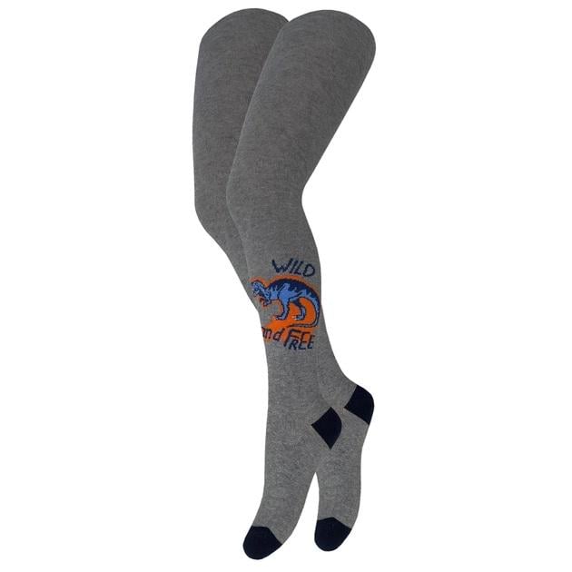 Колготки детские демисезонные Легка Хода 8219 104-112см Серый-меланж