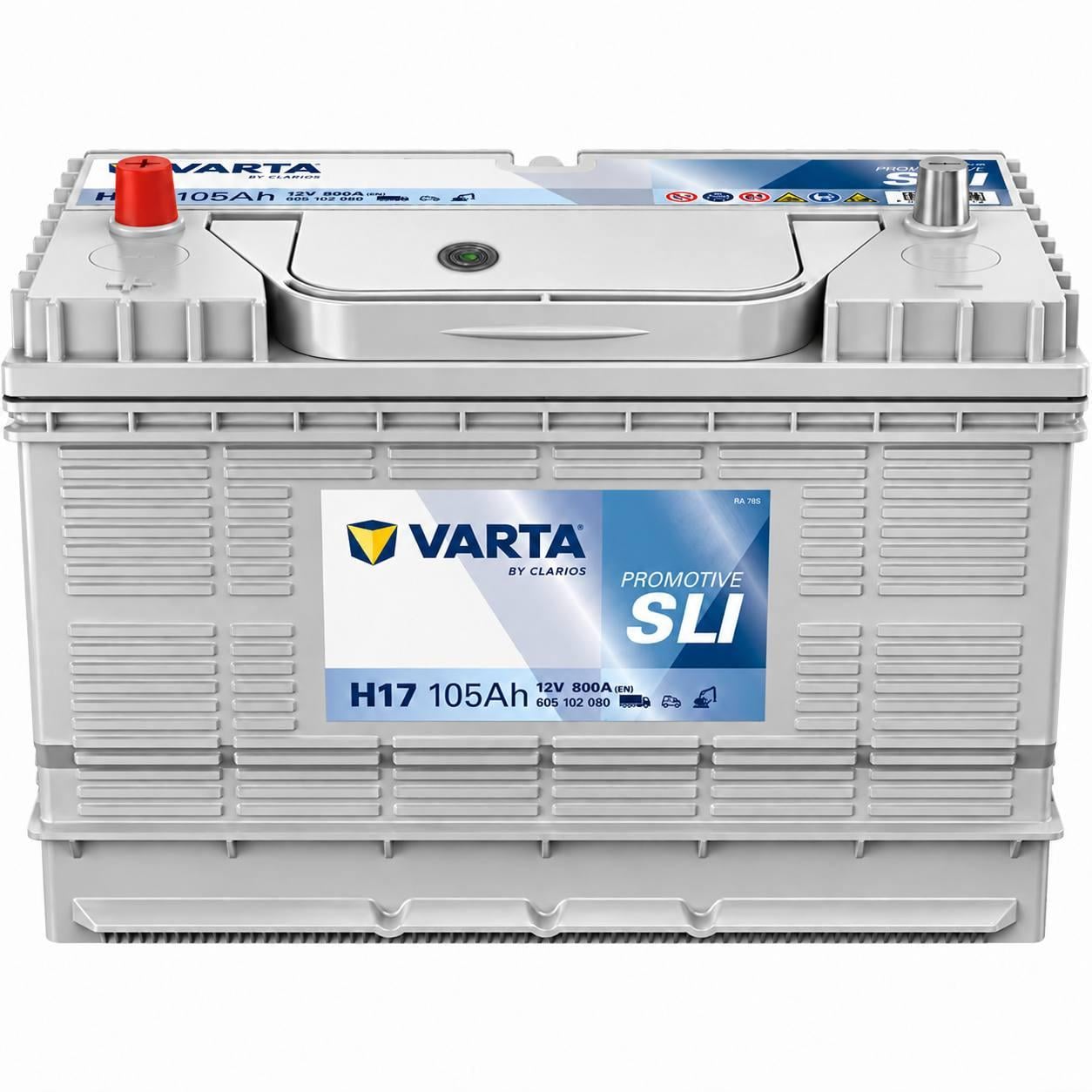 Акумулятор автомобільний Varta H17 105 Ah 800A L+ 12V (3192297233) Акумулятор автомобільний Varta H17 105 Ah 800A L+ 12V (3192297233)