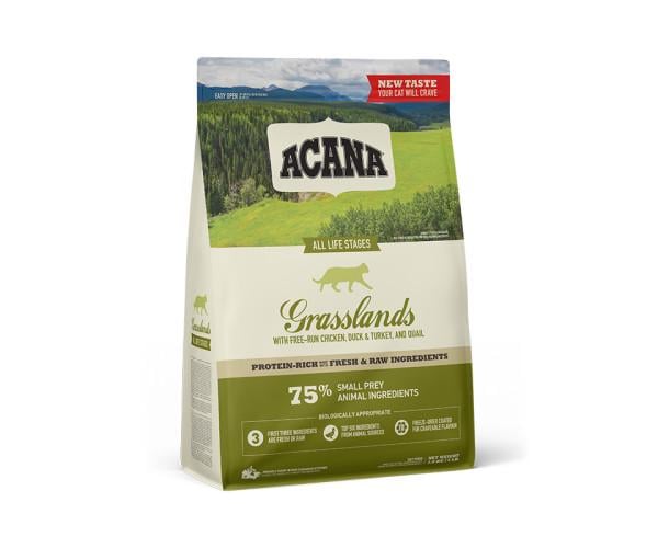 Корм сухой Acana Grasslands Cat&Kitten для кошек и котят всех пород и возрастов 1,8 кг Корм сухой Acana Grasslands Cat&Kitten для кошек и котят всех пород и возрастов 1,8 кг