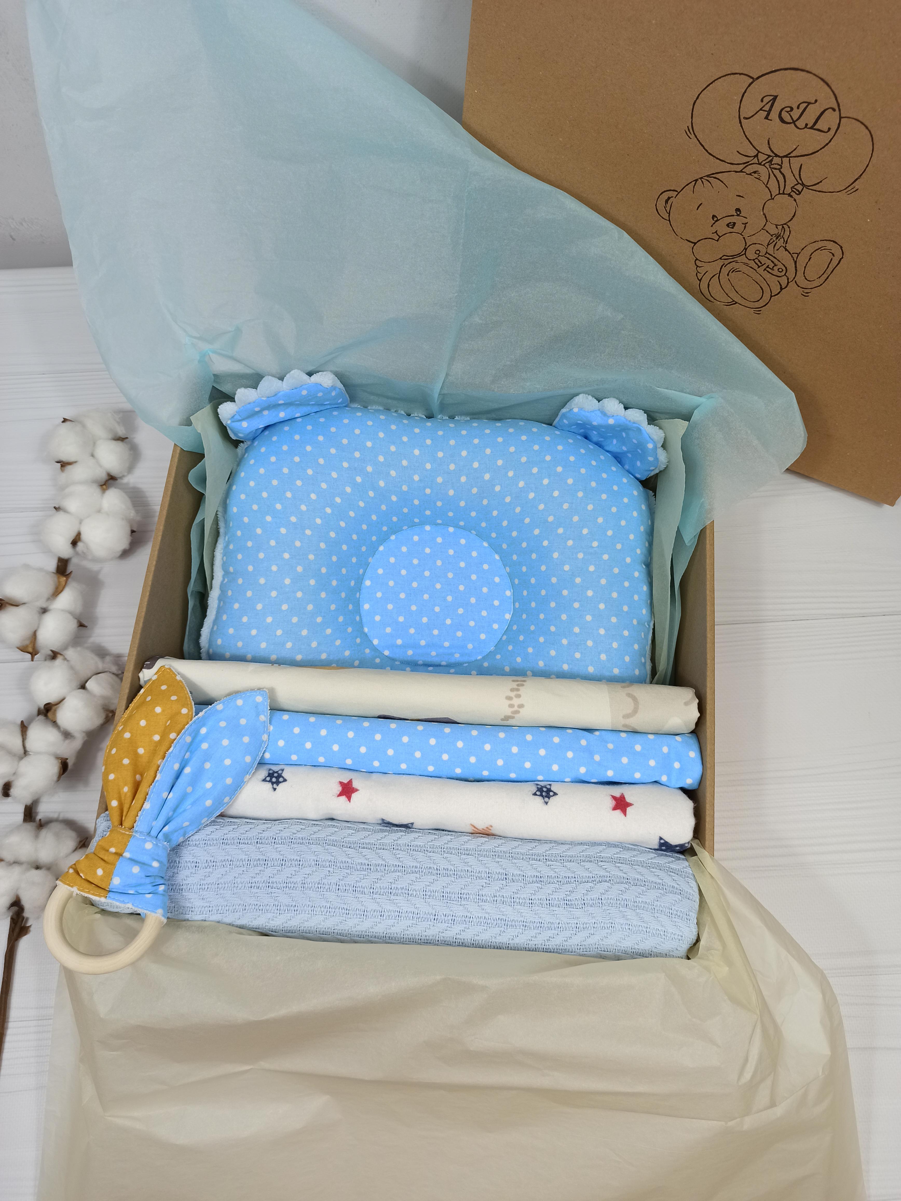 Набор пеленок a.l.babybox Патриотический 6 шт. Голубой (18237153)