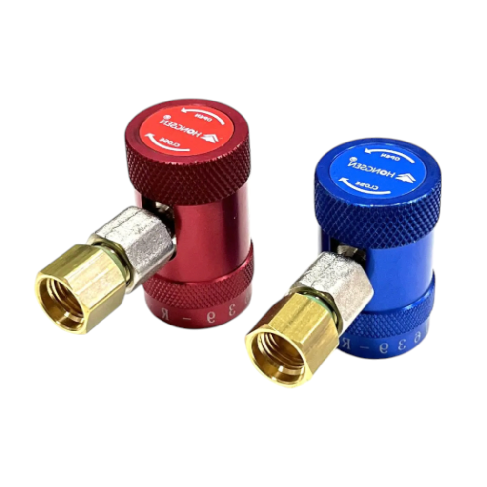 Заправочные муфты R1234yf Hongsen 2 шт. с переходниками на М14х1,5 R134a для автозаправочных станций (ИНГП_R1234yfHongsen_01) - фото 9