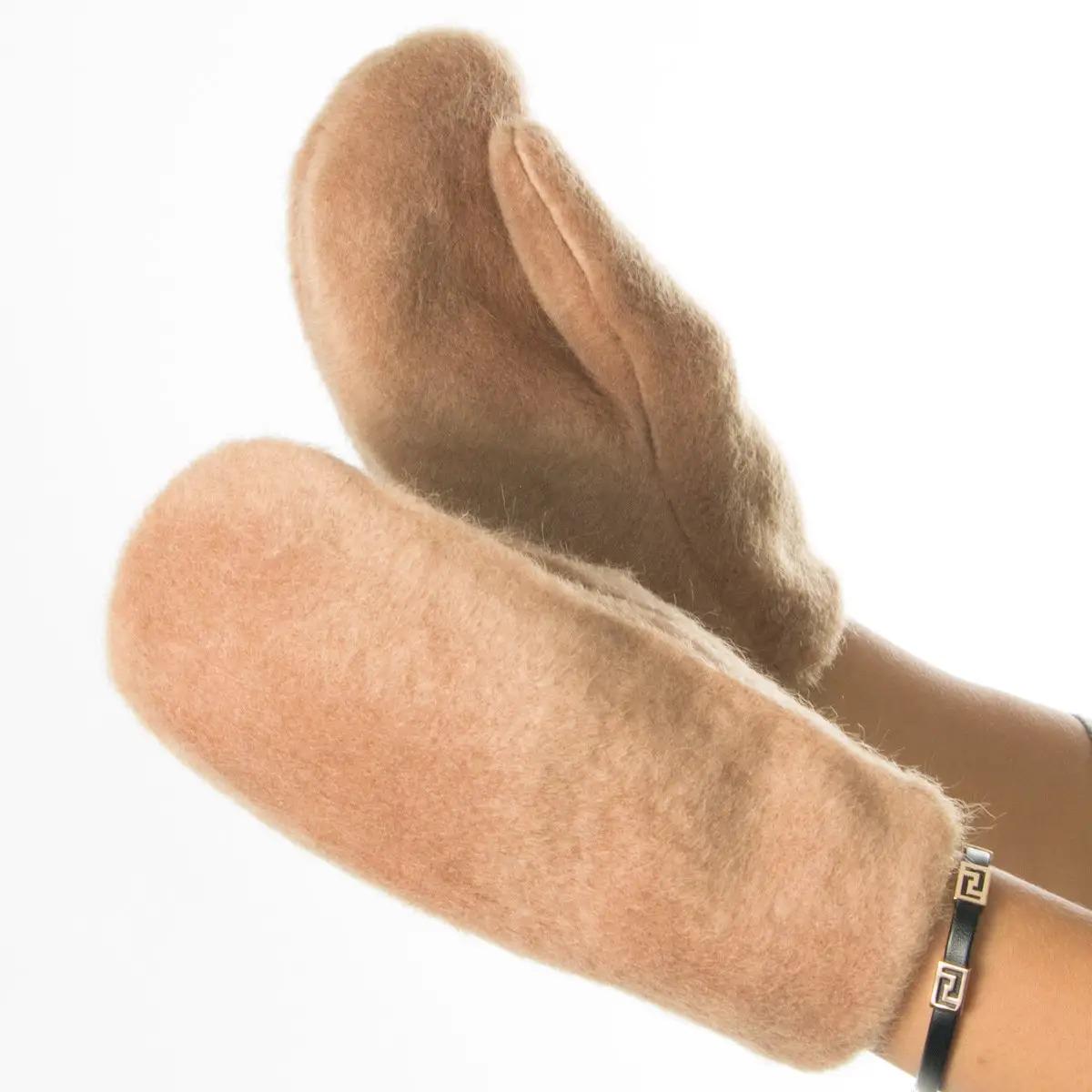 Перчатки женские из искусственного меха M (№19-21-32)