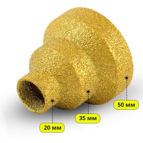 Фреза алмазная диаметром 20/35/50 мм (AN00400) - фото 6 Фреза алмазная диаметром 20/35/50 мм (AN00400) - фото 6