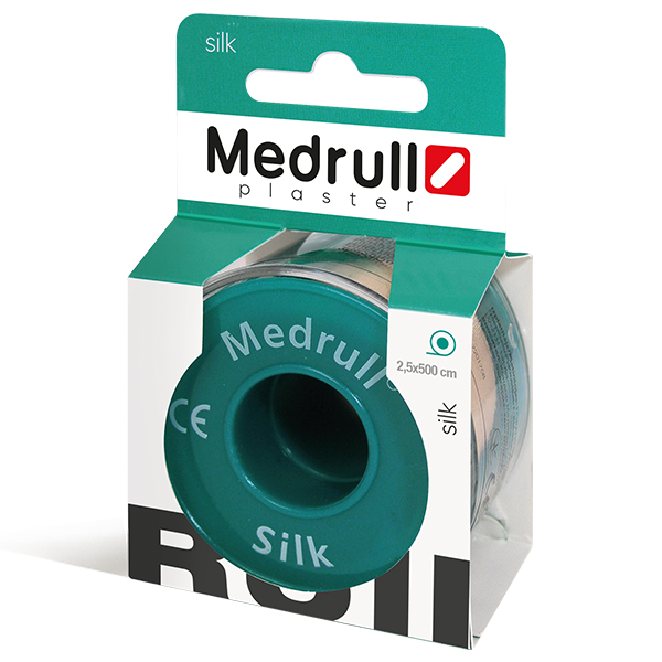 Лейкопластир медичний Medrull Silk в рулоні 1,25х500 см (4742225004864)