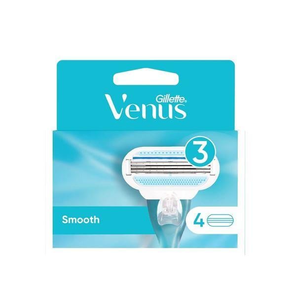 Касети для гоління Gillette VENUS Smooth 3 змінні 4 шт. (8001090594662)