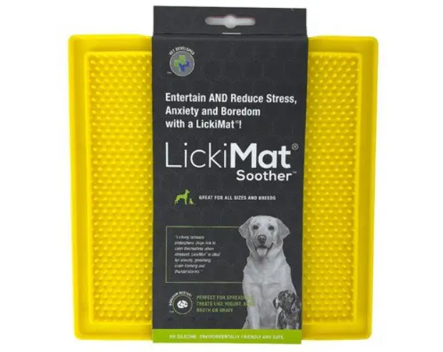 Килимок для ласощів LickiMat Soother 20х20 см Жовтий