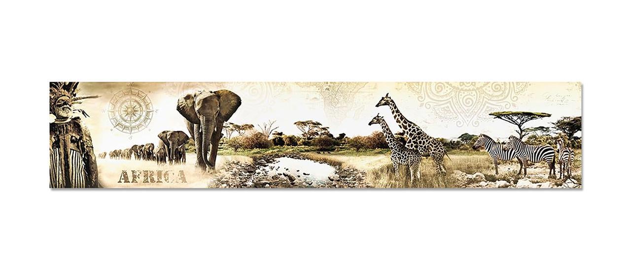Наліпка вінілова на кухню Zatarga Африка 600х3000 мм коричневий (1224326914) Наліпка вінілова на кухню Zatarga Африка 600х3000 мм коричневий (1224326914)