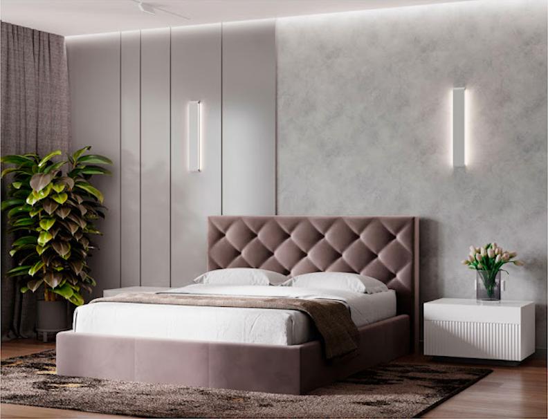 Кровать-подиум двуспальная BristolNew Design Standart 180х200 см Коричневый