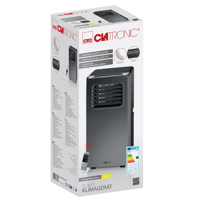 Кондиционер CL 3672 для дома таймер/пульт/2 скорости 880 Вт Черный - фото 4 Кондиционер CL 3672 для дома таймер/пульт/2 скорости 880 Вт Черный - фото 4