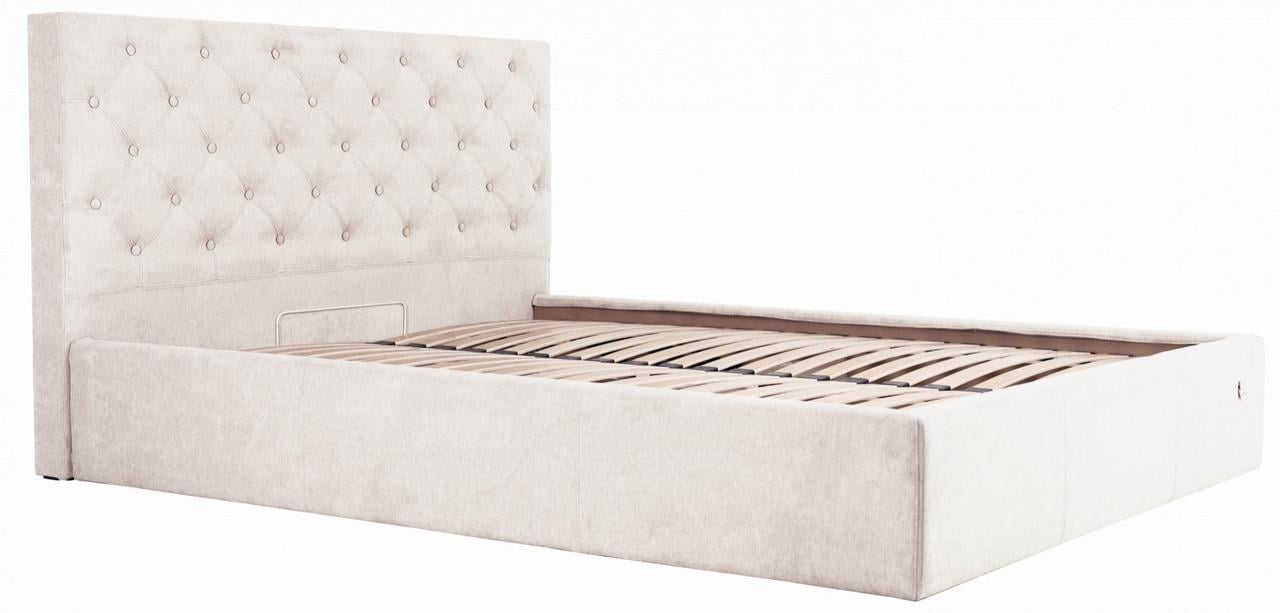 Кровать Coventry Comfort Мисти с подъемным механизмом и нишей для белья 140х200 см Бежевый
