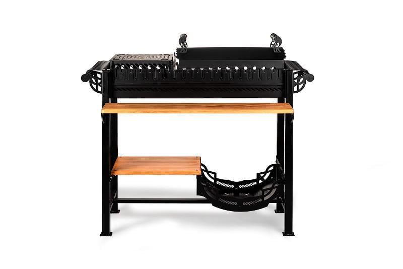 Мангал гриль Smoke House BBQ Garden комплектація Maximum 1200х600х850 мм на 20 шампурів з ґратами кришкою (27860590) - фото 3 Мангал гриль Smoke House BBQ Garden комплектація Maximum 1200х600х850 мм на 20 шампурів з ґратами кришкою (27860590) - фото 3